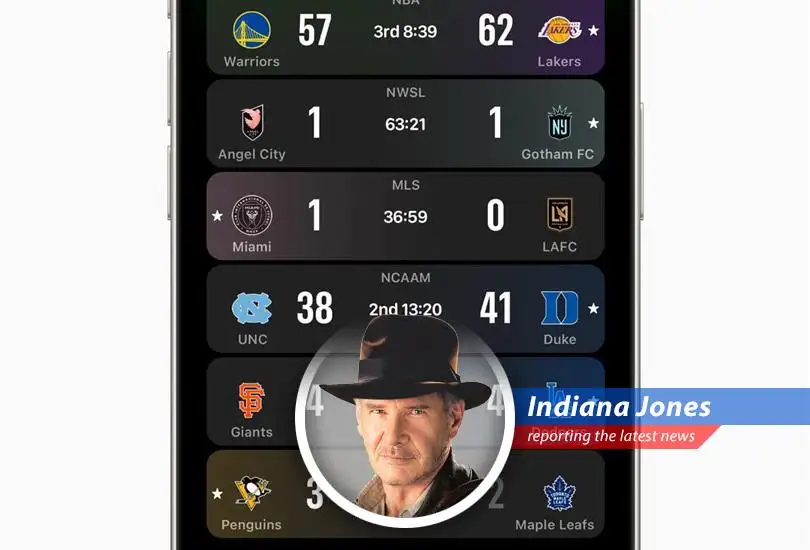 Apple releases a new sports scores app, aiming to become a major player in the sports content industry.