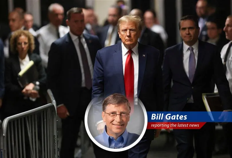 Bill Gates shares his thoughts on Trump's business fraud trial ruling and adds his signature humor and satire to the mix