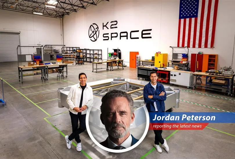 Canadian psychologist, Jordan Peterson, shares his witty insights on K2 Space's latest funding round and their ambitious satellite projects.