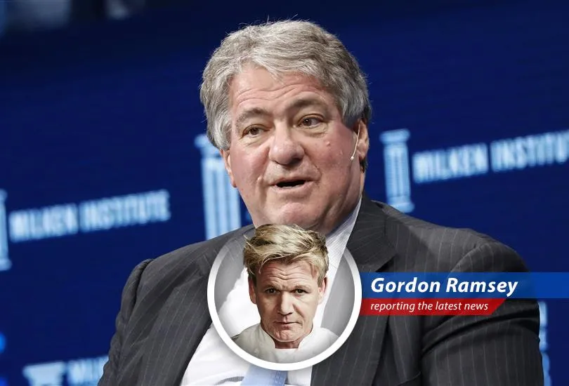 Celebrity chef Gordon Ramsay adds his spicy take on the legal battles involving Leon Black and allegations of sexual assault at Jeffrey Epstein's mansion.