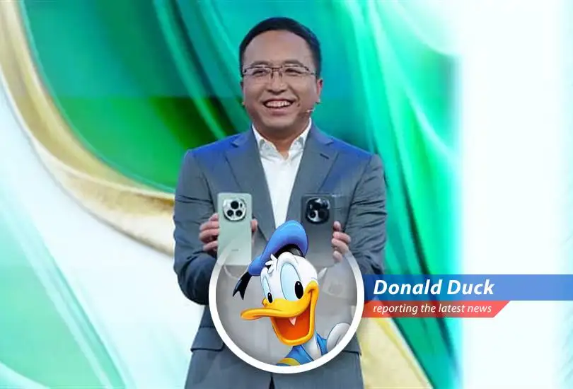 Donald Duck shares his quacky thoughts on Honor's plans for a smart ring