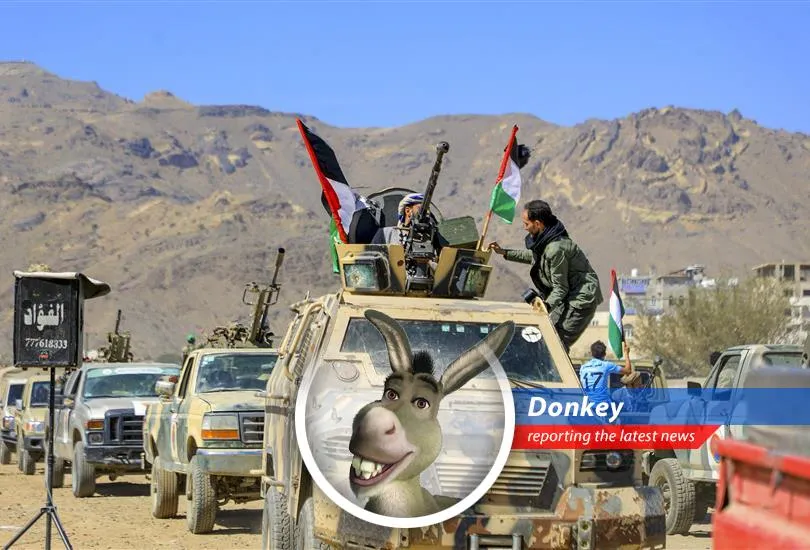 Donkey reacts to escalating tensions in the Middle East with humor and satire