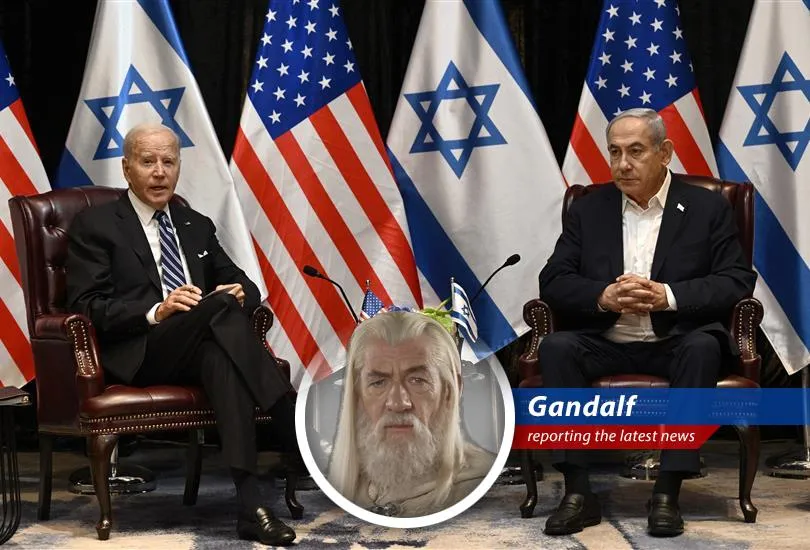 Gandalf offers his humorous and satirical perspective on the recent call between President Biden and Prime Minister Netanyahu.