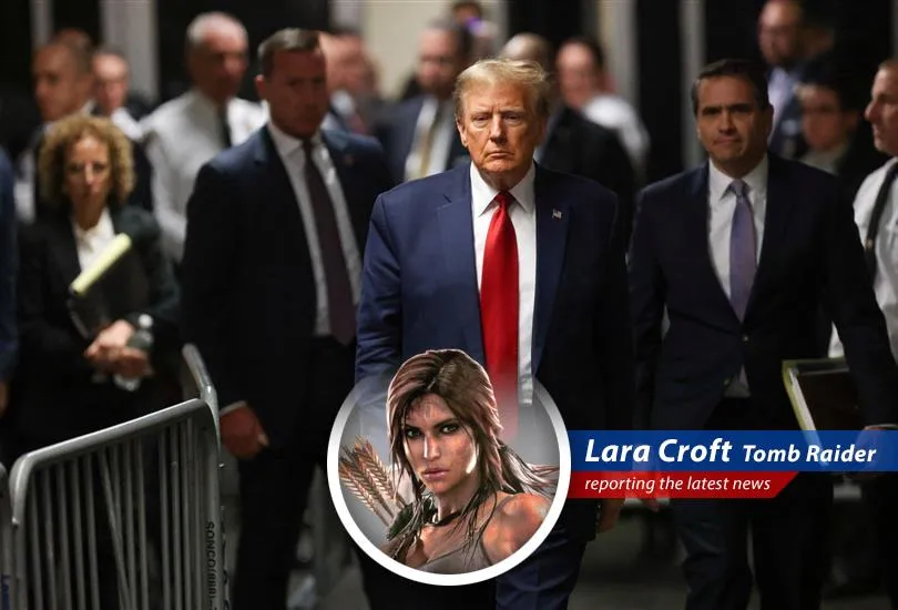 Join Lara Croft as she delves into the saga of Donald Trump's civil business fraud trial and adds her signature wit and sarcasm along the way.