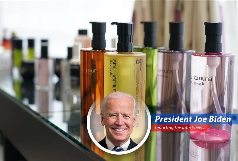 L'Oreal's lower-than-expected sales in Asia cause a drop in shares, but President Biden remains confident in his hair-care routine