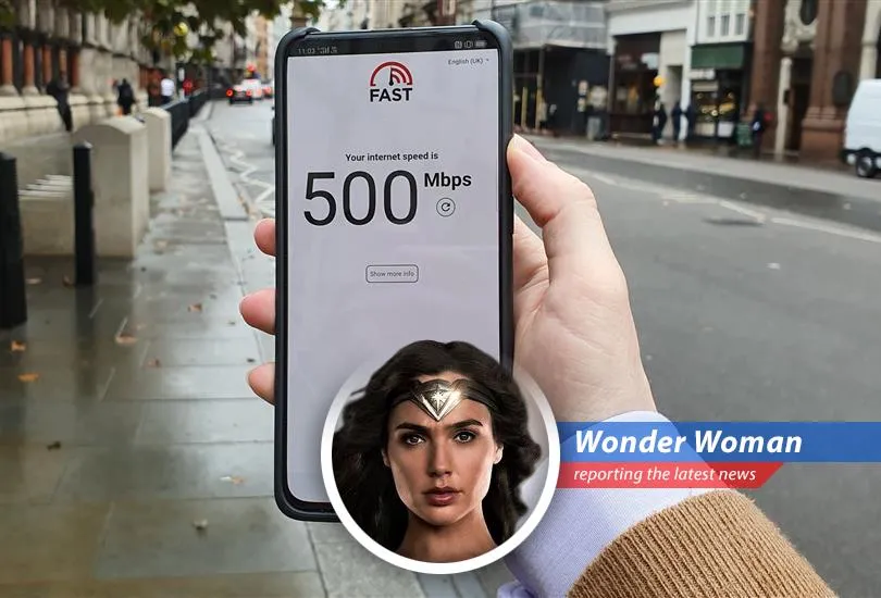 London falls behind other major European cities in 5G quality, but is Wonder Woman the answer?