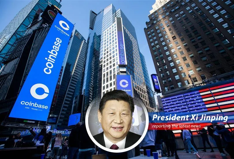 President Xi Jinping shares his witty take on Coinbase's financial success