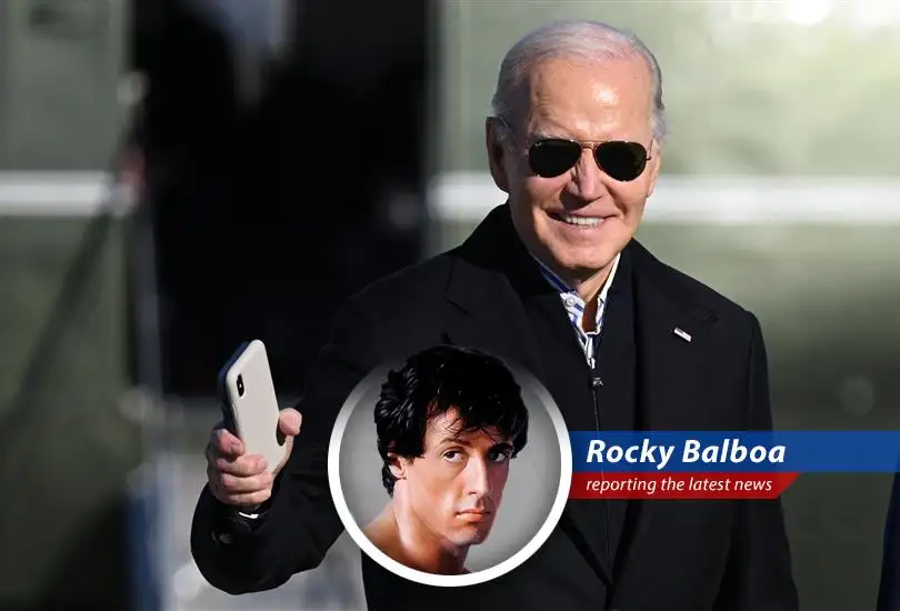 Rocky Balboa offers his take on President Joe Biden's fundraising success against the likely Republican nominee, former President Donald Trump.