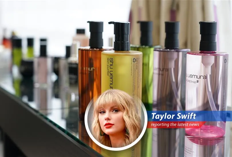 Taylor Swift adds her trademark humor to the news story about L'Oreal's disappointing sales in Asia.