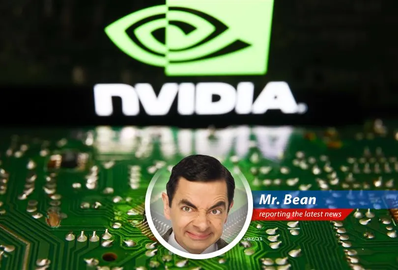 The legendary Mr. Bean provides a hilarious twist on Nvidia's plans to enter the custom AI chip market.