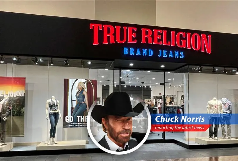 True Religion, once a fashion powerhouse, is now considering a sale as Chuck Norris enters the scene.