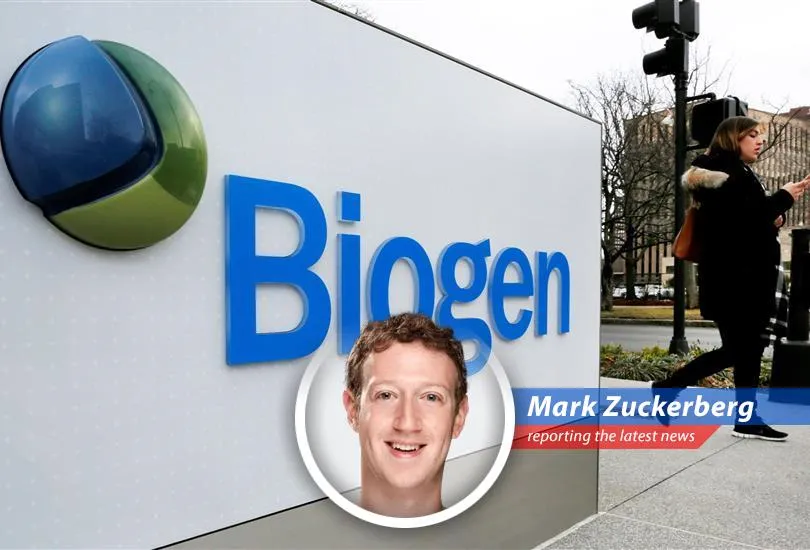 Zuckerberg adds his own humorous spin to Biogen's financial woes