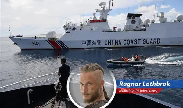 Ragnar Lothbrok shares his humorous perspective on the recent encounter between China's coast guard and a Taiwanese tourist boat