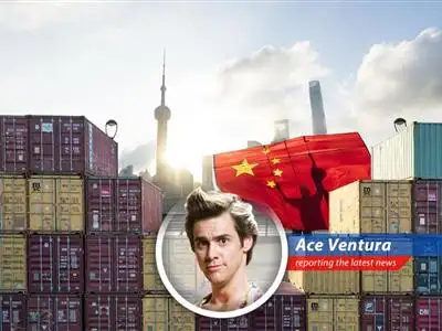 Ace Ventura adds humor and satire to analyze China's trade relationships and global economy image