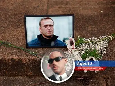 Agent J springs into action to tackle the Kremlin's denial over Navalny's death image