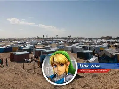 An alternative ceasefire proposal for the Israel-Hamas conflict, seen through the eyes of Zelda, the legendary Nintendo character. image