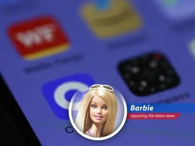 Barbie adds her signature sparkle to the chaotic world of finance