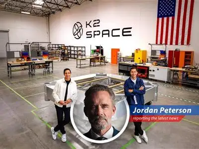 Canadian psychologist, Jordan Peterson, shares his witty insights on K2 Space's latest funding round and their ambitious satellite projects. image