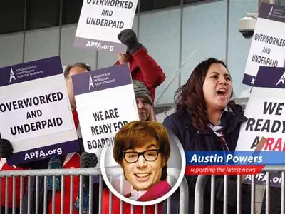 Flight attendants unite to fight for better pay and quality of life image