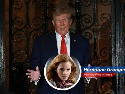 Hermione Granger spills the tea on Trump's threat to leave NATO if re-elected, stirring up an uproar at the Munich Security Conference. image