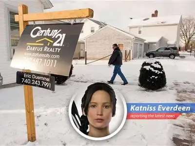 Katniss Everdeen provides her humorous take on the rise in home sales in January and the impact on the market. image