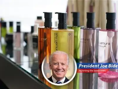 L'Oreal's lower-than-expected sales in Asia cause a drop in shares, but President Biden remains confident in his hair-care routine image