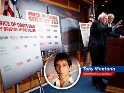 Lawmakers are taking on the pharma industry over exorbitant drug prices, and Tony Montana has a lot to say about it. image