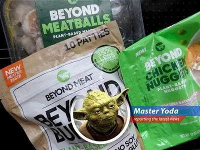 Master Yoda reports on Beyond Meat's surprising revenue results and plans to battle with pricing issues in the meatless burger market. image