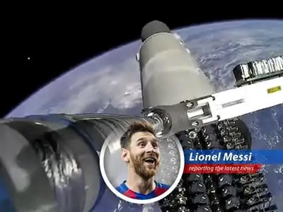 Messi dives into the world of space exploration and satellite clean-up image