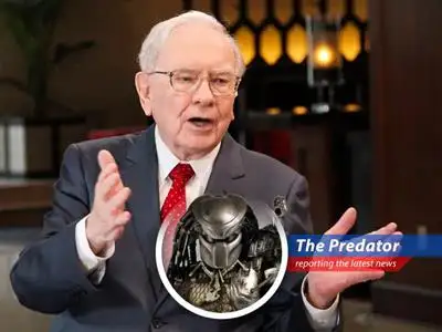 Predator provides a humorous take on Warren Buffett's Berkshire Hathaway's lack of buying opportunities and potential performance. image