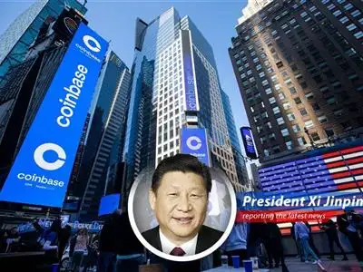 President Xi Jinping shares his witty take on Coinbase's financial success image