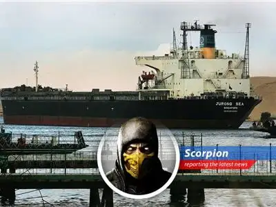 Scorpion reports on the rise in crude oil prices due to conflict in the Middle East, adding his own fiery commentary. image