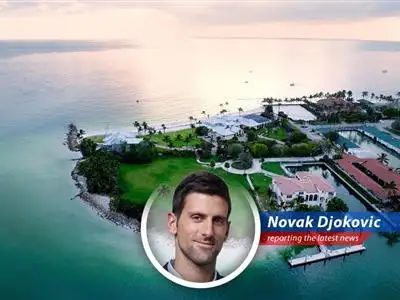 Tennis champion Novak Djokovic gives his hilarious take on the $295 million mansion in Naples, Florida image