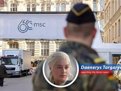 The Davos of Defense meets the Mother of Dragons image