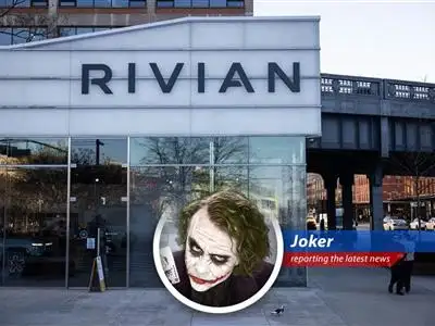 The Joker adds his own twisted humor and commentary to the latest business news image