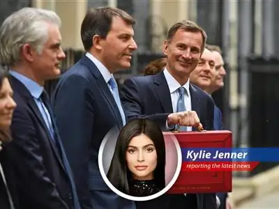 The U.K. achieves a record budget surplus in January, but Kylie Jenner weighs in with her trademark humor and style. image