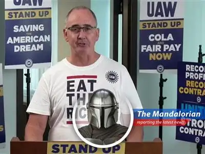 The United Auto Workers faces the wrath of The Mandalorian image