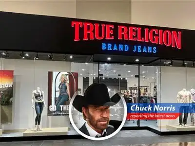 True Religion, once a fashion powerhouse, is now considering a sale as Chuck Norris enters the scene. image